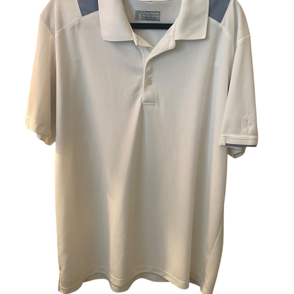 PGA Tour Men's White Polo Shirt